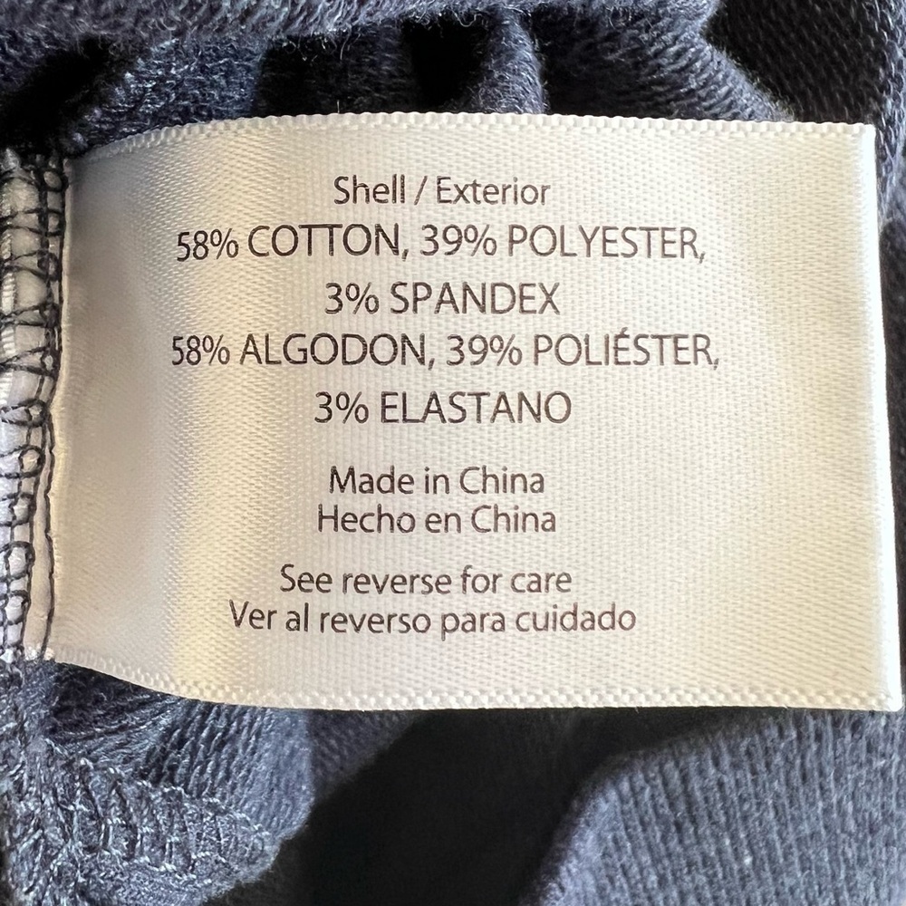 Wildfox SOCIAL Statement Sweatshirt Side Slit Comfort Loungewear Casual Navy L - Picture 6 of 8